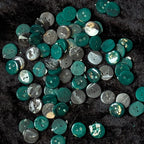 Mini "scrap clay" button 10mm green