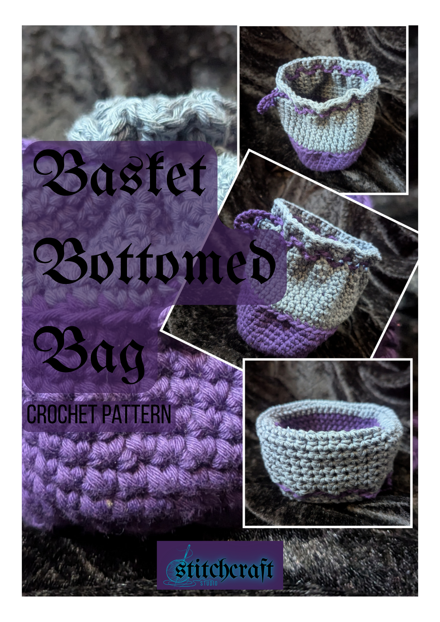 Basket Bottomed Bag Crochet Pattern
