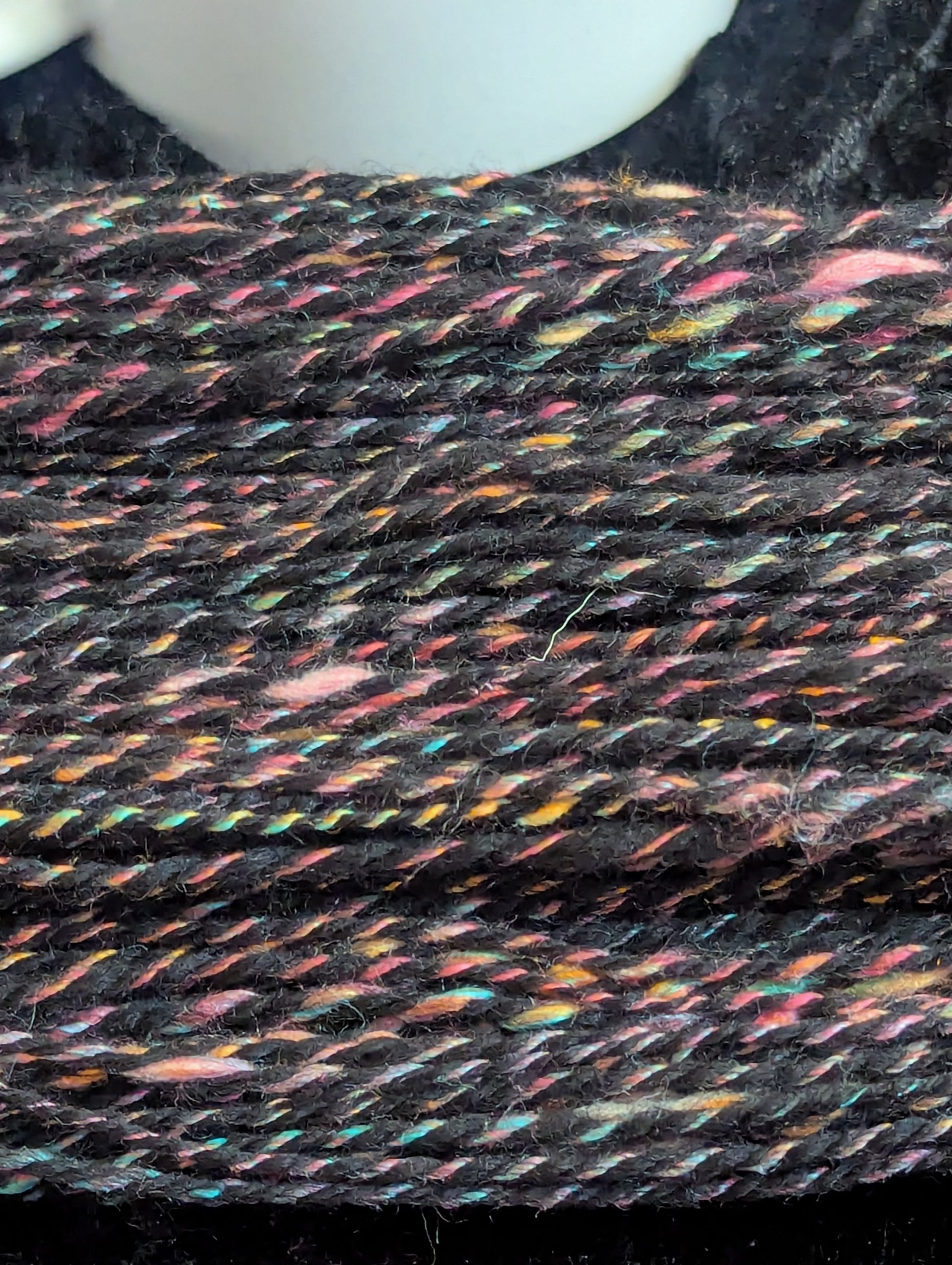 "Dia de Muertos" handspun yarn 110g/280yards Bamboo/Merino blend