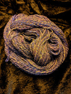"Dark Yorkshire Skies" handspun yarn 70g/185yards Merino/Stelina