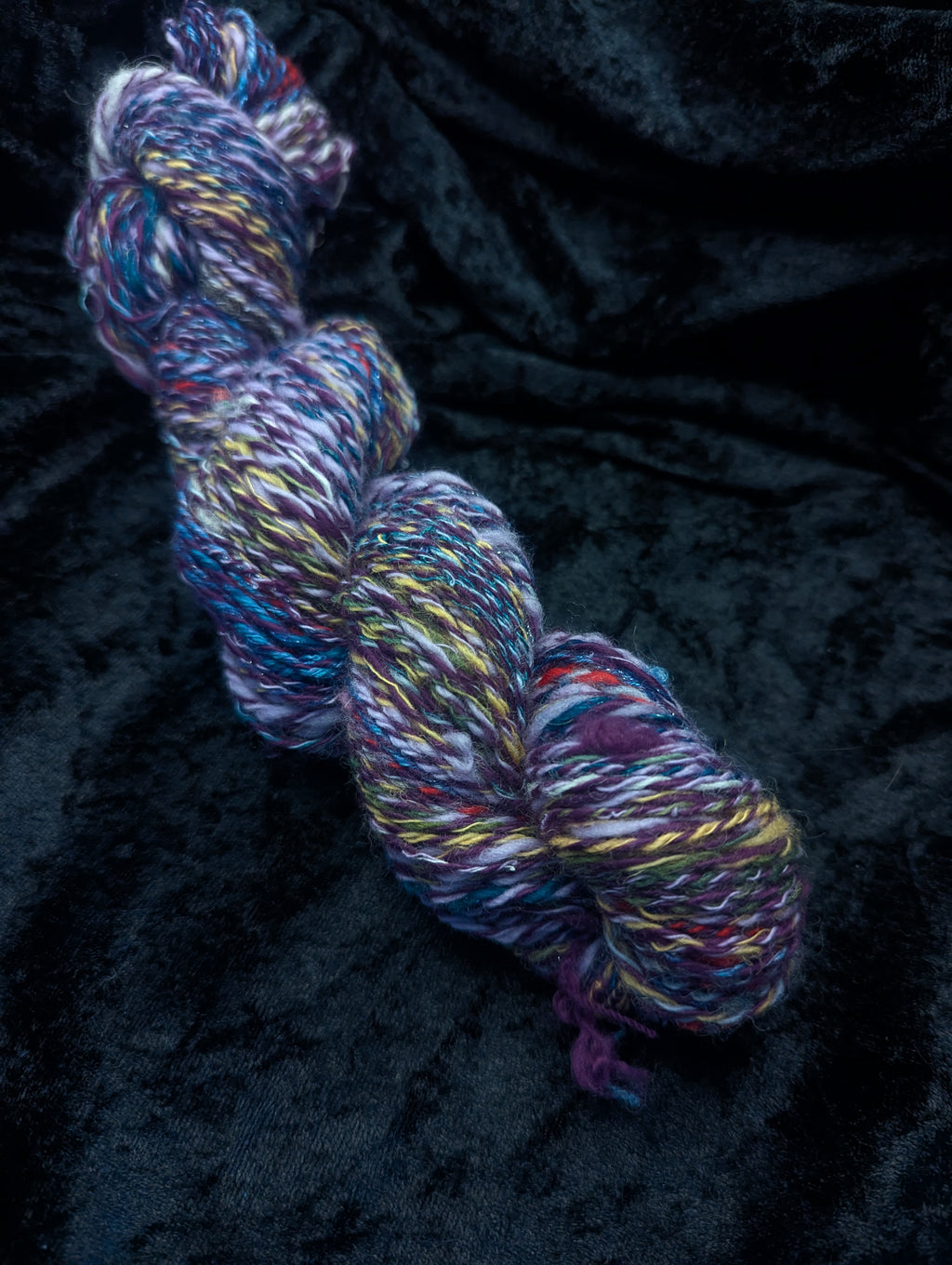 "Thanks for the Memories #1" handspun yarn 60g/135yards Art Yarn