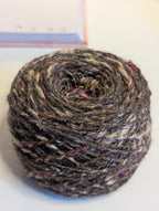 "Reclaimed Oak" handspun yarn 45g/110yards Wool/Silk blend