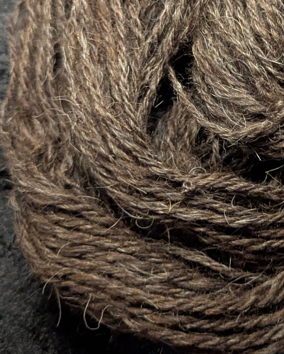 "The Black Sheep" handspun yarn 55g/60yards 100% wool