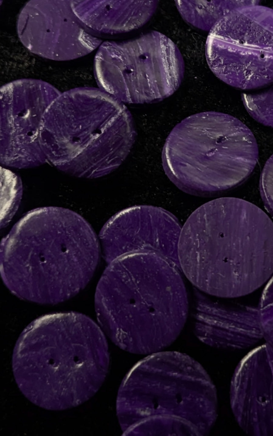 Marble effect buttons 20mm Purple #3