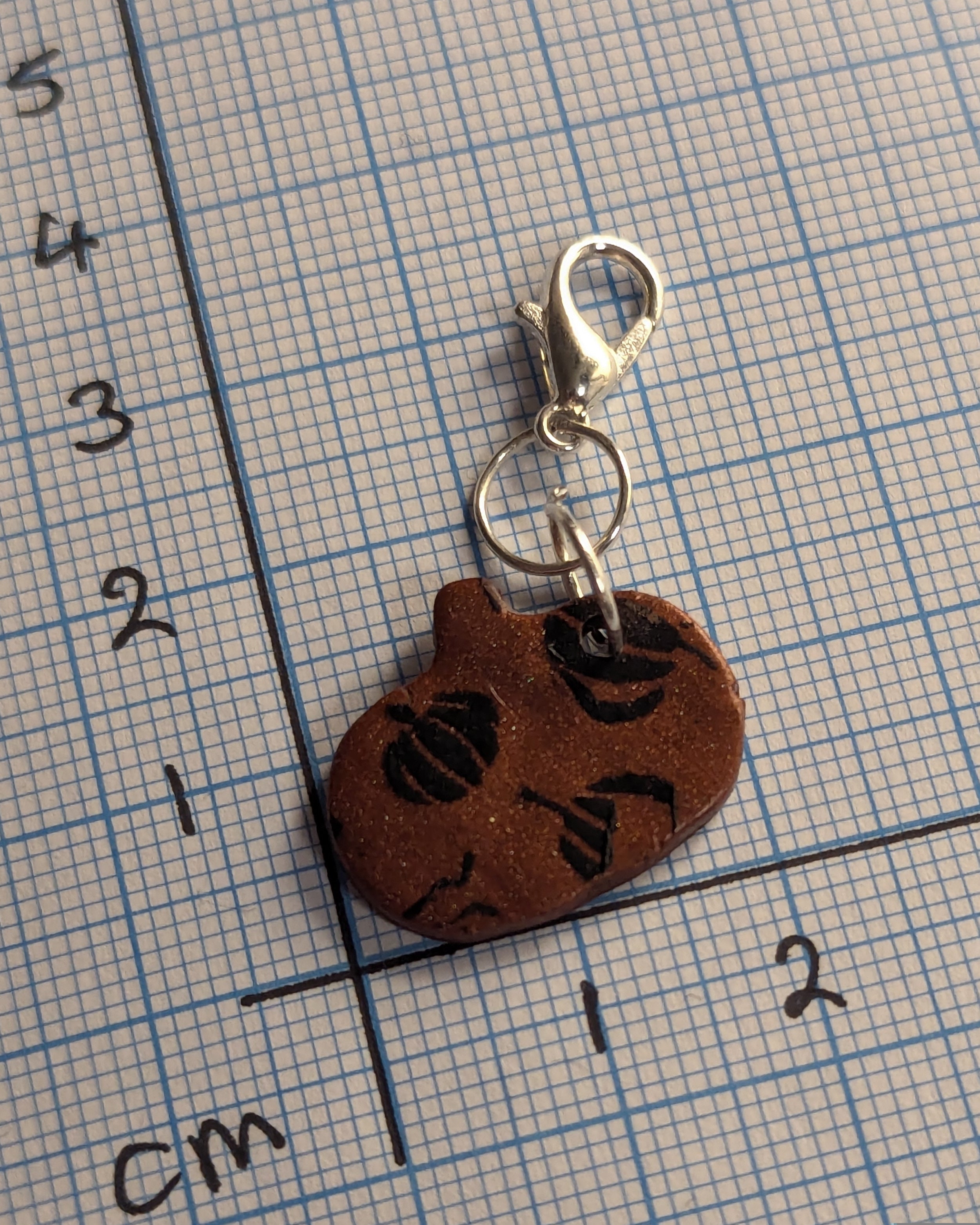 Pumpkin Stitch Markers - Silhouette - single
