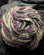 "Maleficent" handspun yarn 45g/90yards 100% wool