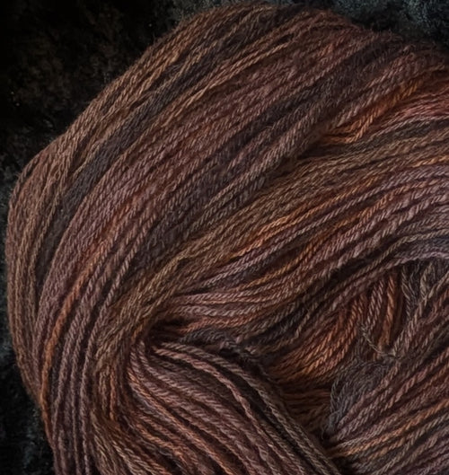 "Autumn Mists" handspun yarn 110g/230yards Alpace/Wool blend