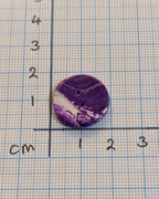 Marble effect buttons 20mm Purple #1
