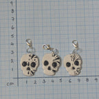 Painted Skull Stitch Markers - single - Option 2