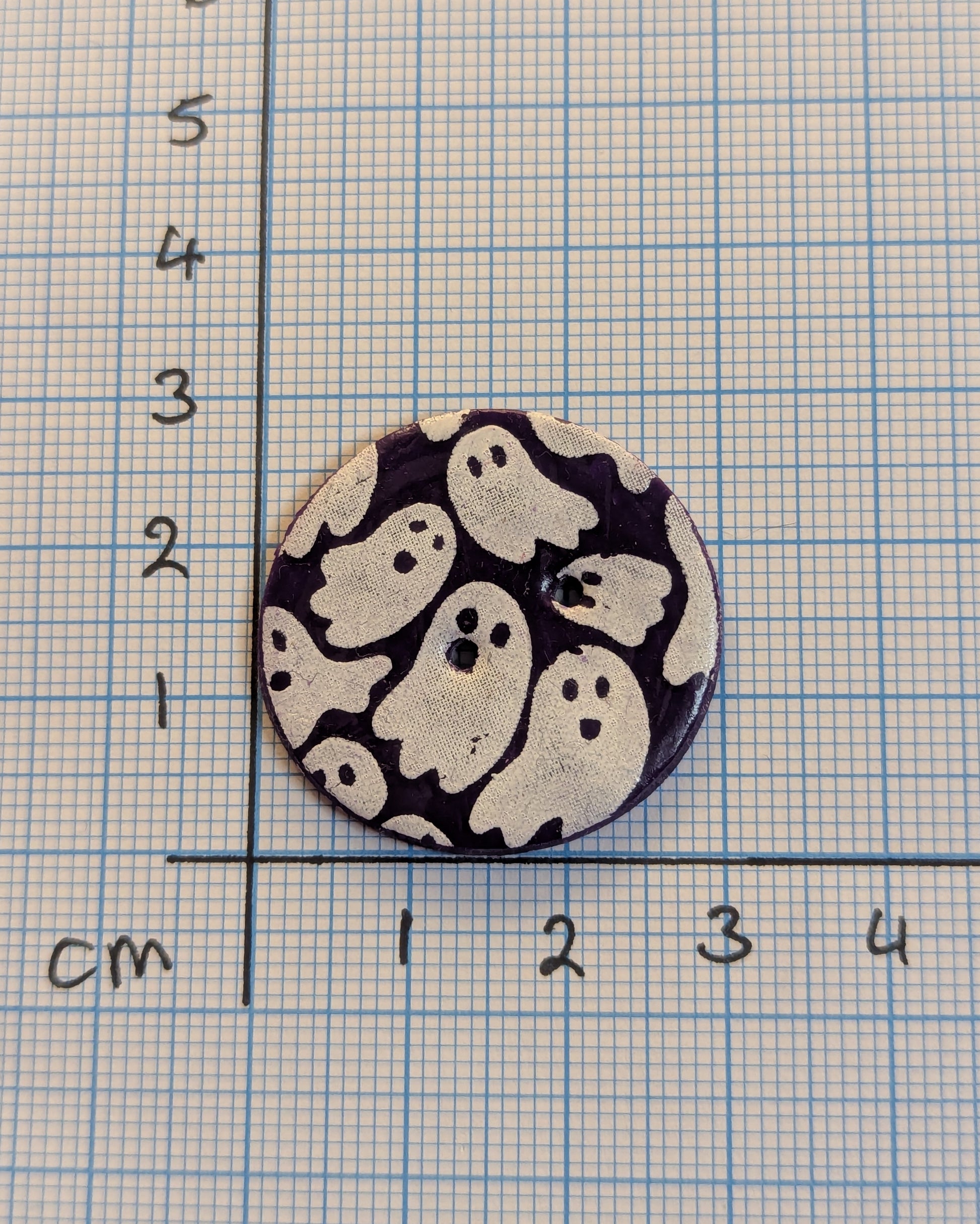 Ghost buttons - 30mm