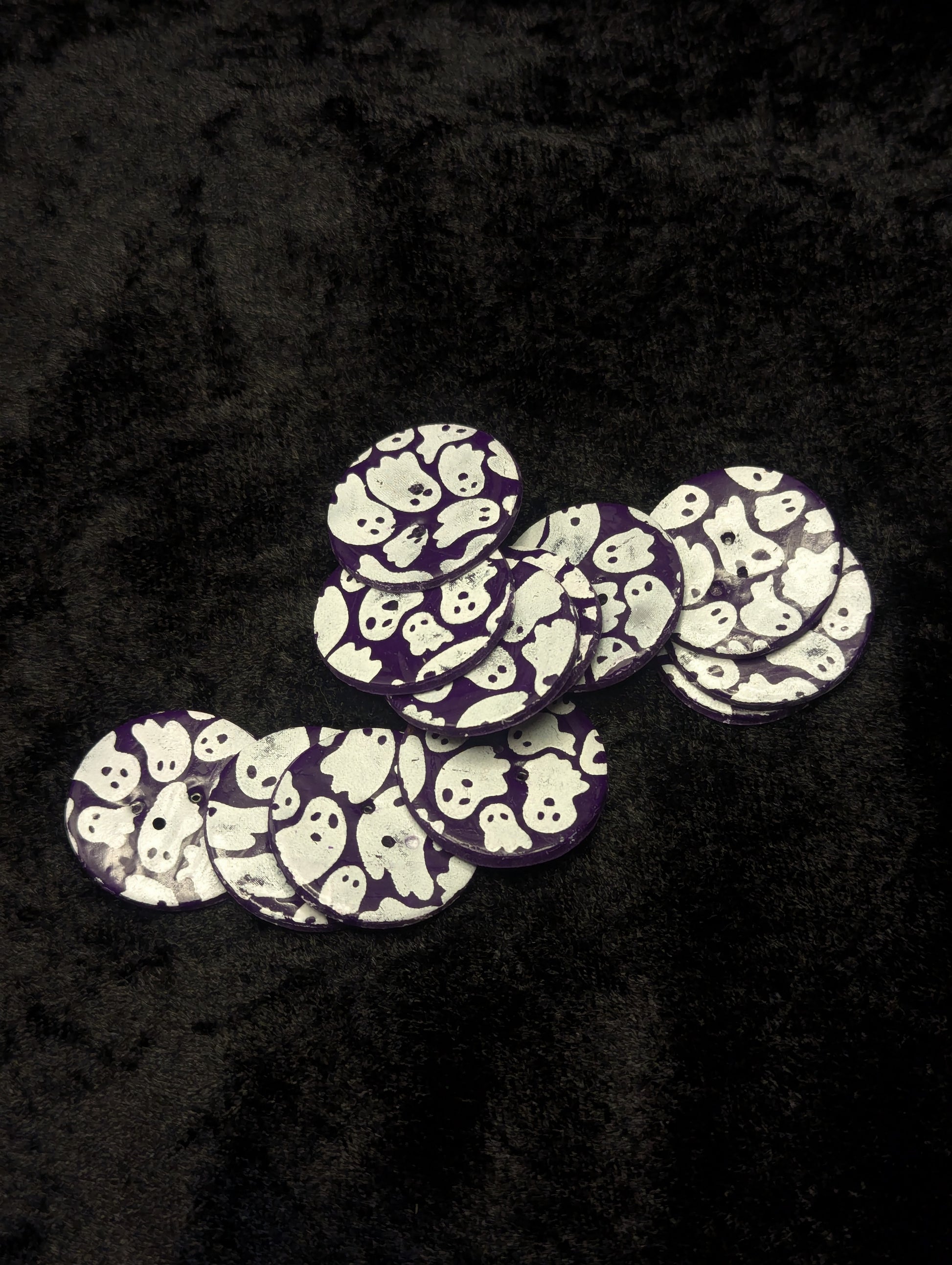 Ghost buttons - 30mm