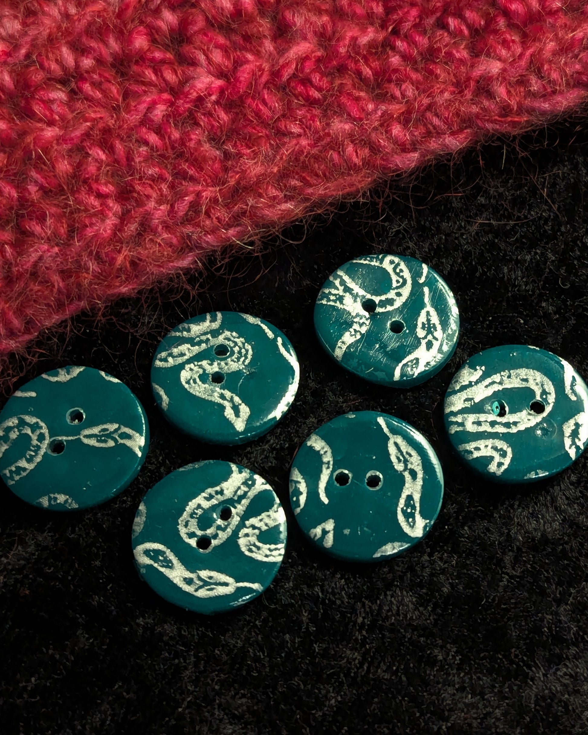 Snake buttons - 20mm - single