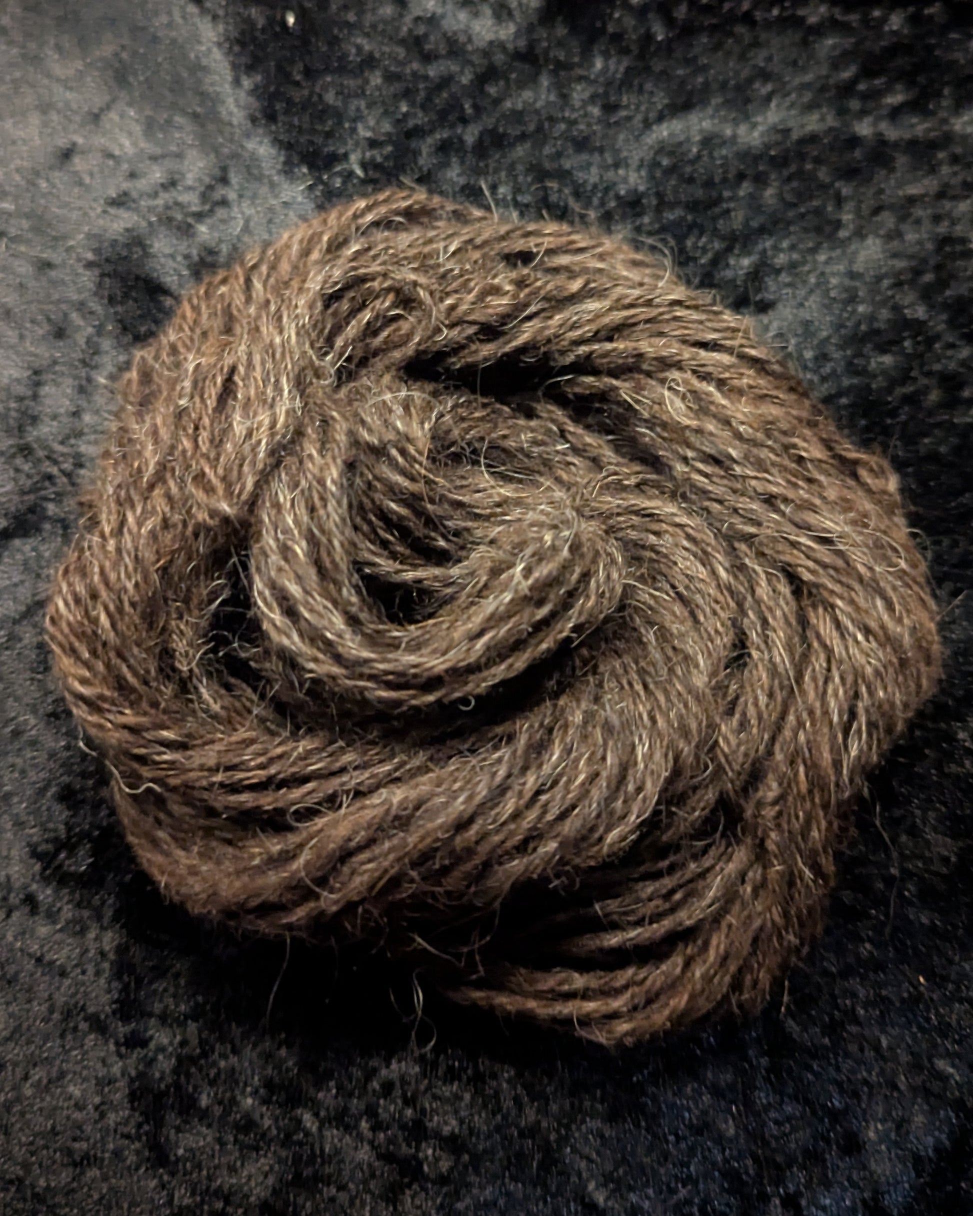 "The Black Sheep" handspun yarn 15g/20yards 100% wool