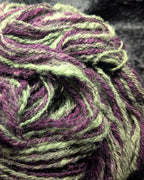 "Maleficent" handspun yarn 45g/90yards 100% wool