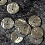 Marble effect buttons 20mm Black/Silver
