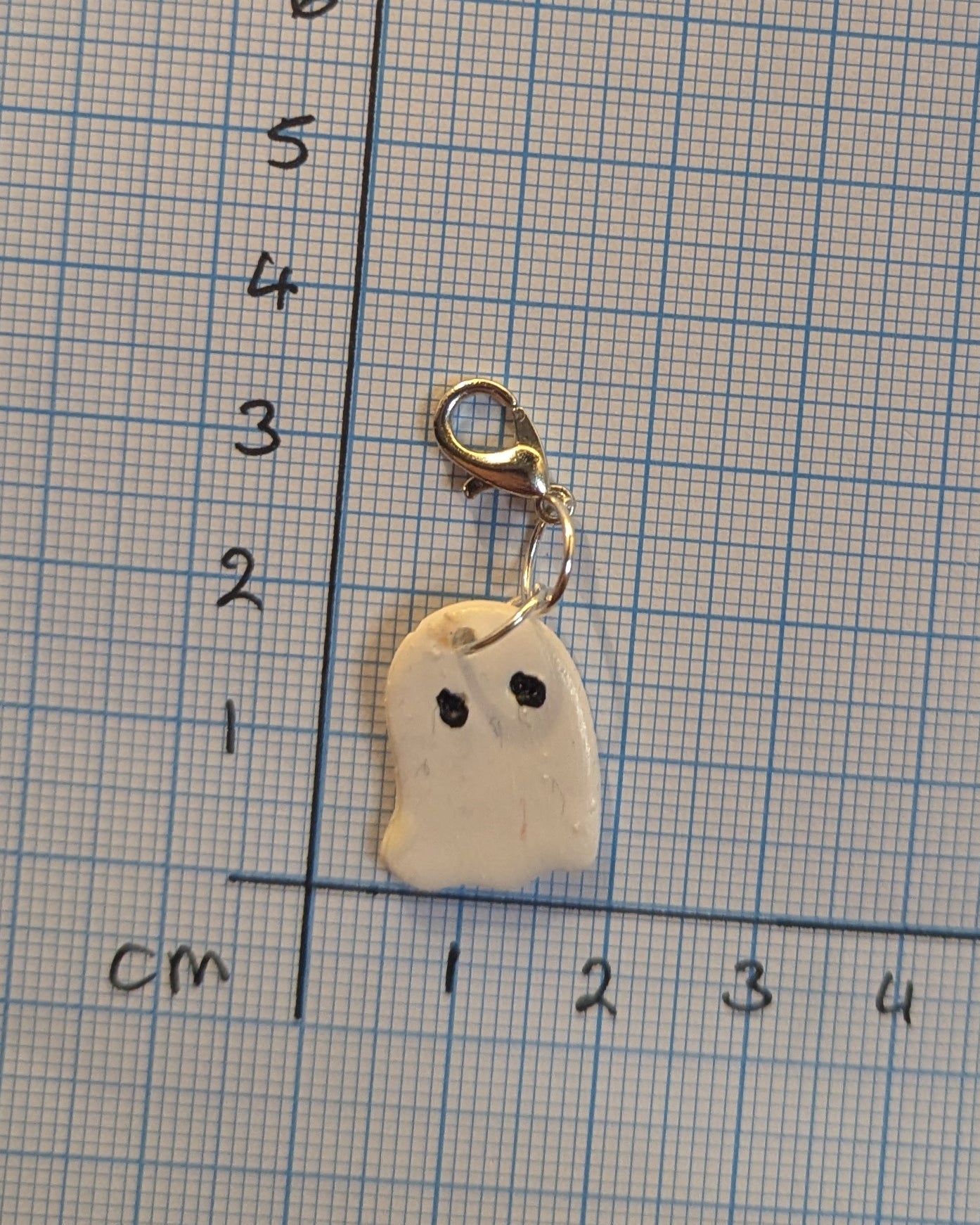 Glow in the Dark Ghost Stitch Markers - single